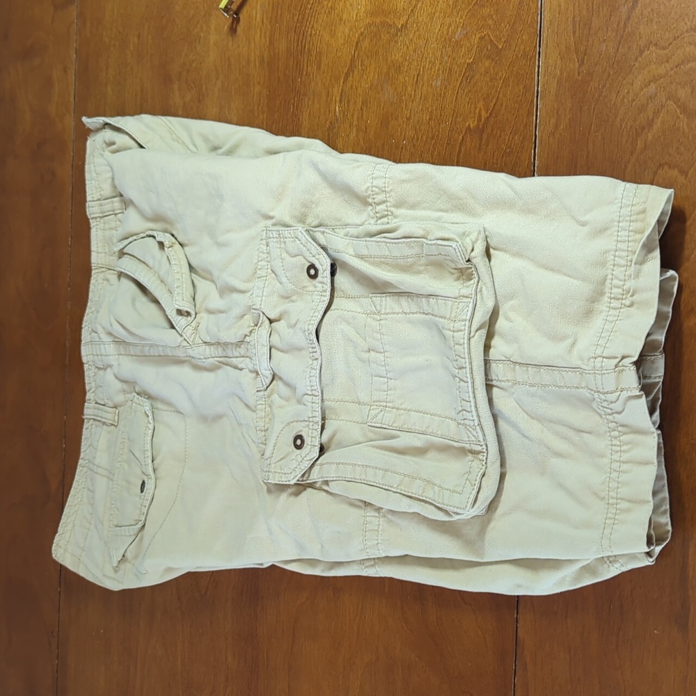 Men's Tan Cargo Shorts 34 L.A.B. - Picture 11 of 12